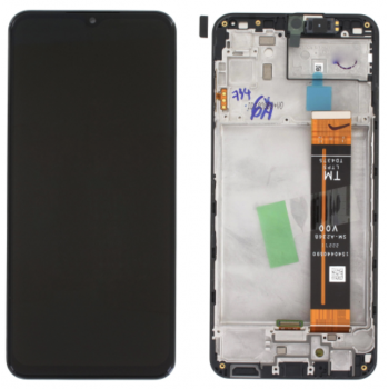 Дисплей (екран) для Samsung A236 Galaxy A23 5G, чорний, з передньою панеллю, оригінал PRC, SM-A236B REV 0.1