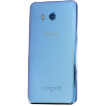 Задняя крышка для HTC U11, голубая, Amazing Silver