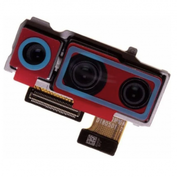 Камера для Huawei P20 Pro CLT-L29/CLT-L09, тройная, 40MP + 20MP + 8MP, основная (большая), на шлейфе