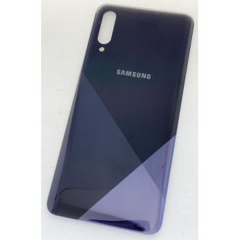 Задняя крышка для Samsung A307F Galaxy A30s 2019, черная, Prism Crush Black, оригинал 