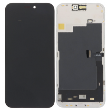 Дисплей (екран) для iPhone 15 Pro Max чорний OLED Soft DD