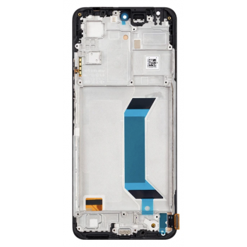 Дисплей (экран) для Xiaomi Redmi Note 12 4G + тачскрин, черный, OLED, с передней панелью 
