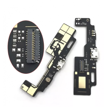 Шлейф для ZTE Blade A520, с разъемом зарядки, с микрофоном, плата зарядки