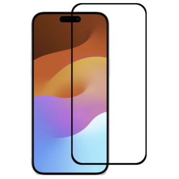 Защитное стекло для iPhone 15 Full Glue, цвет черный