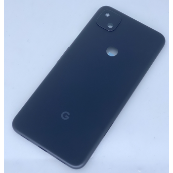 Задняя крышка Google Pixel 4a, черная, оригинал (Китай) + стекло камеры 