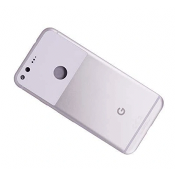 Задняя крышка для HTC Google Pixel, серебристая, оригинал  