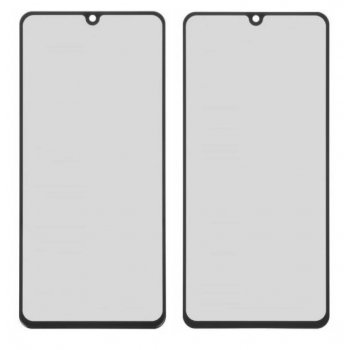 Стекло дисплея для Samsung A415F Galaxy A41 2021, черное, оригинал (Китай), с олеофобным покрытием