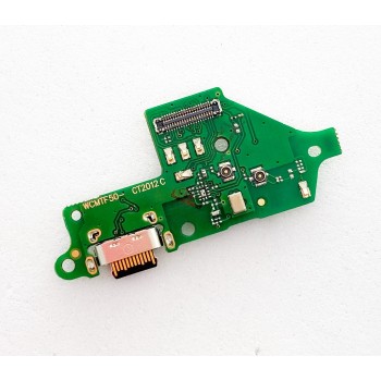 Шлейф для Motorola XT2013-1 Moto One Action/XT1970-1 Moto One Vision, с разъемом зарядки, Type-C