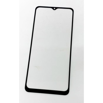 Стекло дисплея для Samsung A022F Galaxy A02/A125/M217, черное, с OCA-пленкой, оригинал (Китай) с олеофобным покрытием
