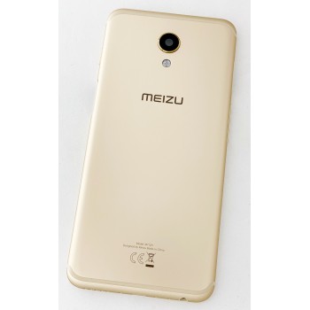 Задняя крышка для Meizu M6s (M712H/M712Q), золотистая, оригинал