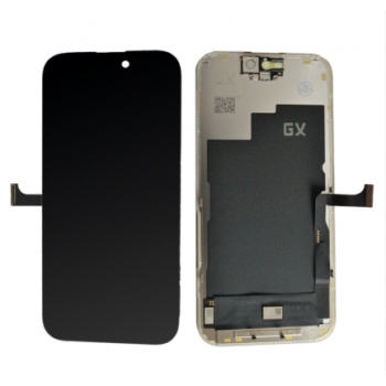 Дисплей (екран) для iPhone 15 Pro чорний OLED Hard GX