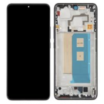 Дисплей (екран) для Motorola XT2173-3 Moto G31 чорний, OLED, з рамкою
