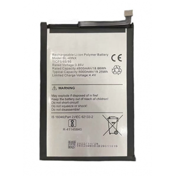 Акумуляторна батарея (АКБ) BL-49NX, Infinix Hot 30i /Smart 7 HD /Smart 8, 5000 mAh, оригінал PRC