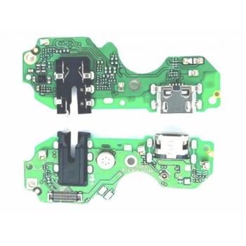 Шлейф для Infinix Smart 6, с разъемом зарядки, с разъемом наушников, с микрофоном, нижняя плата 