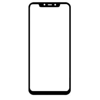 Стекло дисплея для Huawei P Smart Plus INE-LX1/Nova 3i, черное, с OCA-пленкой, оригинал (Китай) с олеофобным покрытием