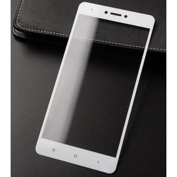 Защитное стекло для Xiaomi Redmi 4X Full Glue (0.3 мм, 3D, с олеофобным покрытием) цвет белый