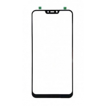 Скло корпусу для Vivo Y81/Y81s/Y81i/Y83, чорне, з OCA-плівкою, оригінал PRC з олеофобним покриттям
