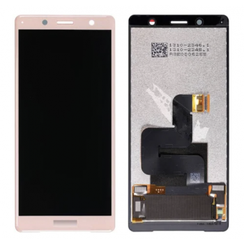 Дисплей (экран) для Sony H8314 Xperia XZ2 Compact/H8324 + тачскрин, розовый, оригинал