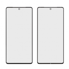 Скло корпусу для Google Pixel 7, чорне, з OCA-плівкою