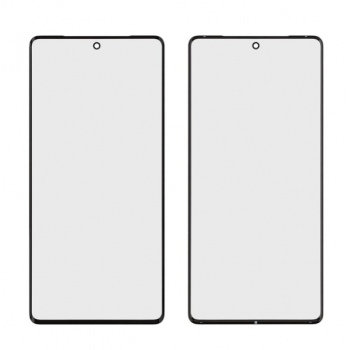 Скло корпусу для Google Pixel 7, чорне, з OCA-плівкою