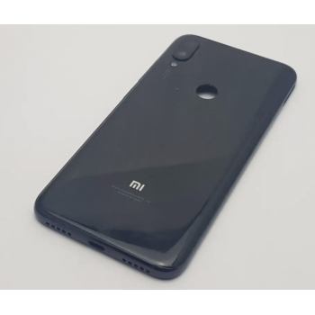 Задняя крышка (для) Xiaomi Mi Play, черная, оригинал (Китай) + стекло камеры 