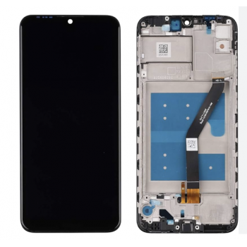 Дисплей (экран) для Huawei Y6 2019/Y6 Prime 2019/Y6 Pro 2019/Y6s 2019; Honor 8A/8A Pro/8A Prime + touchscreen, черный, с передней панелью 