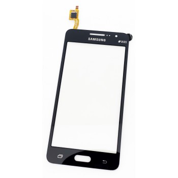 Тачскрин (сенсор) для Samsung G530H Galaxy Grand Prime VE (G530 Самсунг, G530E, G530F DS), цвет черный