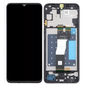 Дисплей (екран) для Samsung A057 Galaxy A05s чорний, з рамкою