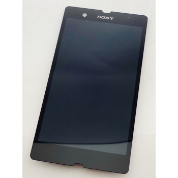 Дисплей (экран) для Sony C6602 Xperia Z Сони (C6603, C6606) + тачскрин, цвет черный