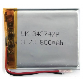 Аккумулятор универсальный 343747P 45 х 37 х 3 мм 800 mAh 3.7 V,