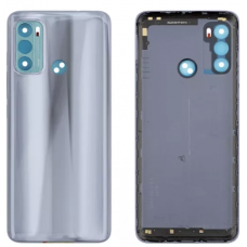 Задня кришка Motorola XT2135 Moto G60, сіра, Dynamic Gray, оригінал PRC + з рамкою під скло камери