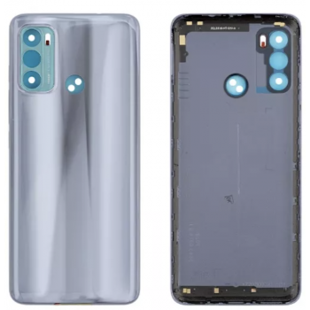 Задня кришка Motorola XT2135 Moto G60, сіра, Dynamic Gray, оригінал PRC + з рамкою під скло камери