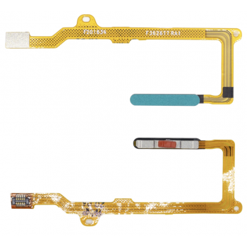 Шлейф для Huawei P40 Lite, с сканером отпечатка пальца, зеленого цвета, Emerald Green 