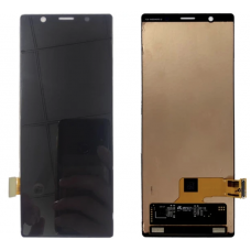 Дисплей (экран) для Sony J9210 Xperia 5 + touchscreen, черный, OLED, оригинал (Китай) переклеено стекло 