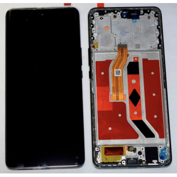 Дисплей (екран) для Honor Magic 6 Lite /Honor X9b /Honor X50 чорний, Amoled, оригінал PRC з рамкою Midnight Black