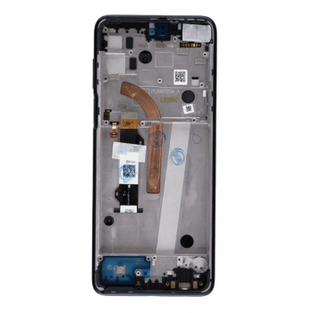 Дисплей (экран) для Motorola XT2075 Moto G 5G Plus + touchscreen, черный, оригинал (Китай) с передней панелью