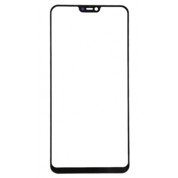 Скло корпусу для Vivo Y85/V9/V9 Pro/V9 Youth/Z1/Z1i, чорне, з OCA-плівкою, оригінал PRC з олеофобним покриттям