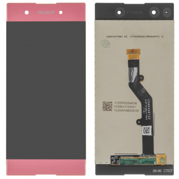 Дисплей (экран) для Sony G3112 Xperia XA1 Dual/G3116/G3121/G3123/G3125 + тачскрин, розовый