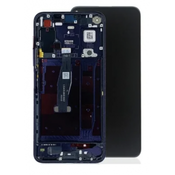 Дисплей (екран) для Honor 20 Pro, чорний, оригінал PRC з передньою панеллю синього кольору, Phantom Blue
