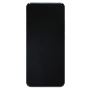 Дисплей (экран) для Xiaomi Poco F2 Pro/Redmi K30 Pro + тачскрин, черный, OLED, копия хорошего качества, с передней панелью серого цвета, Cyber Gray