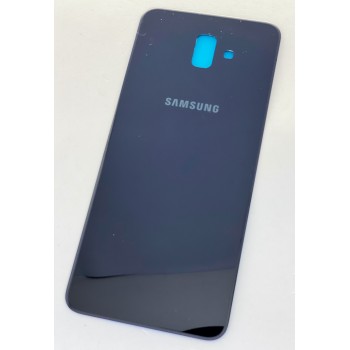 Задняя крышка для Samsung J610 Galaxy J6 Plus, черная, оригинал 