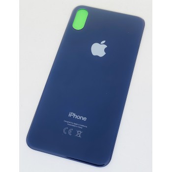 Задняя крышка для iPhone XS, серая, копия хорошего качества