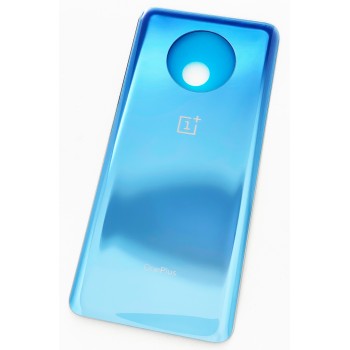 Задняя крышка для OnePlus 7T, синяя, Glacier Blue, оригинал (Китай) 