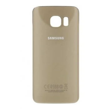 Задняя крышка для Samsung G925F Galaxy S6 Edge, золотистая, Gold Platinum
