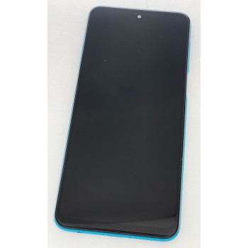 Дисплей (экран) для Xiaomi Redmi Note 9S/Redmi Note 9 Pro/Note 9 Pro Max + тачскрин, синий, с передней панелью