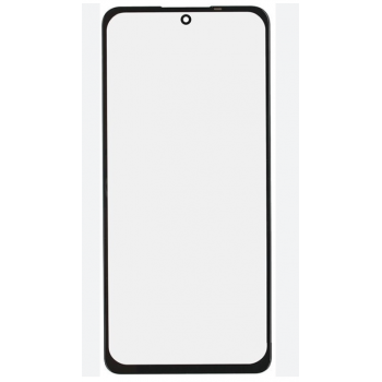 Скло корпусу для Xiaomi Poco X4 Pro 5G/Redmi Note 10 Pro 4G/Note 10 Pro Max/Note 11 Pro/Note 11 Pro+ 5G/Note 12 Pro 4G, чорне, з OCA-плівкою