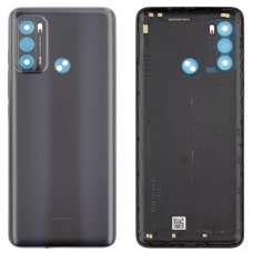 Задня кришка Motorola XT2135 Moto G60, чорна, Moonless Black, оригінал PRC + скло камери