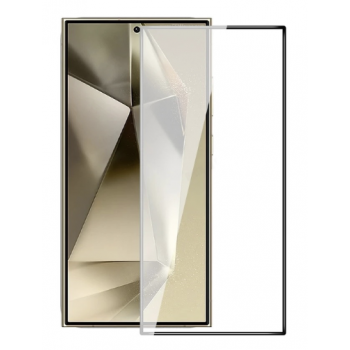 Захисне скло Samsung S928 Galaxy S24 Ultra з чорною рамкою, 9H, Golden Armor OG, Full-Screen, Full Glue, без упаковки, без серветок