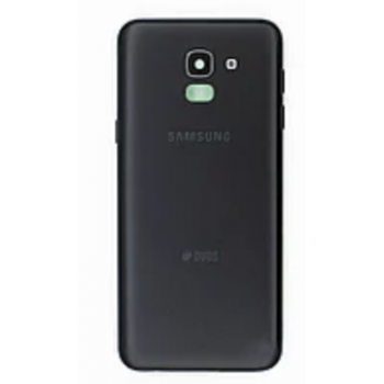 Задняя крышка для Samsung J600F Galaxy J6 (2018), черная, оригинал
