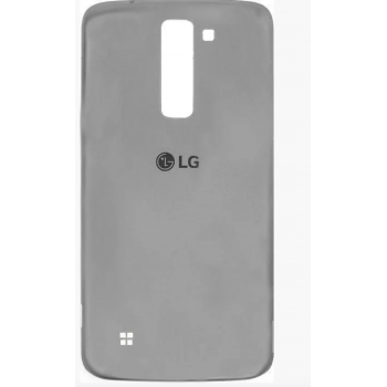 Задняя крышка для LG K350E K8/K350N, серебристая